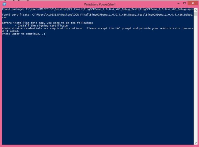 window powershell